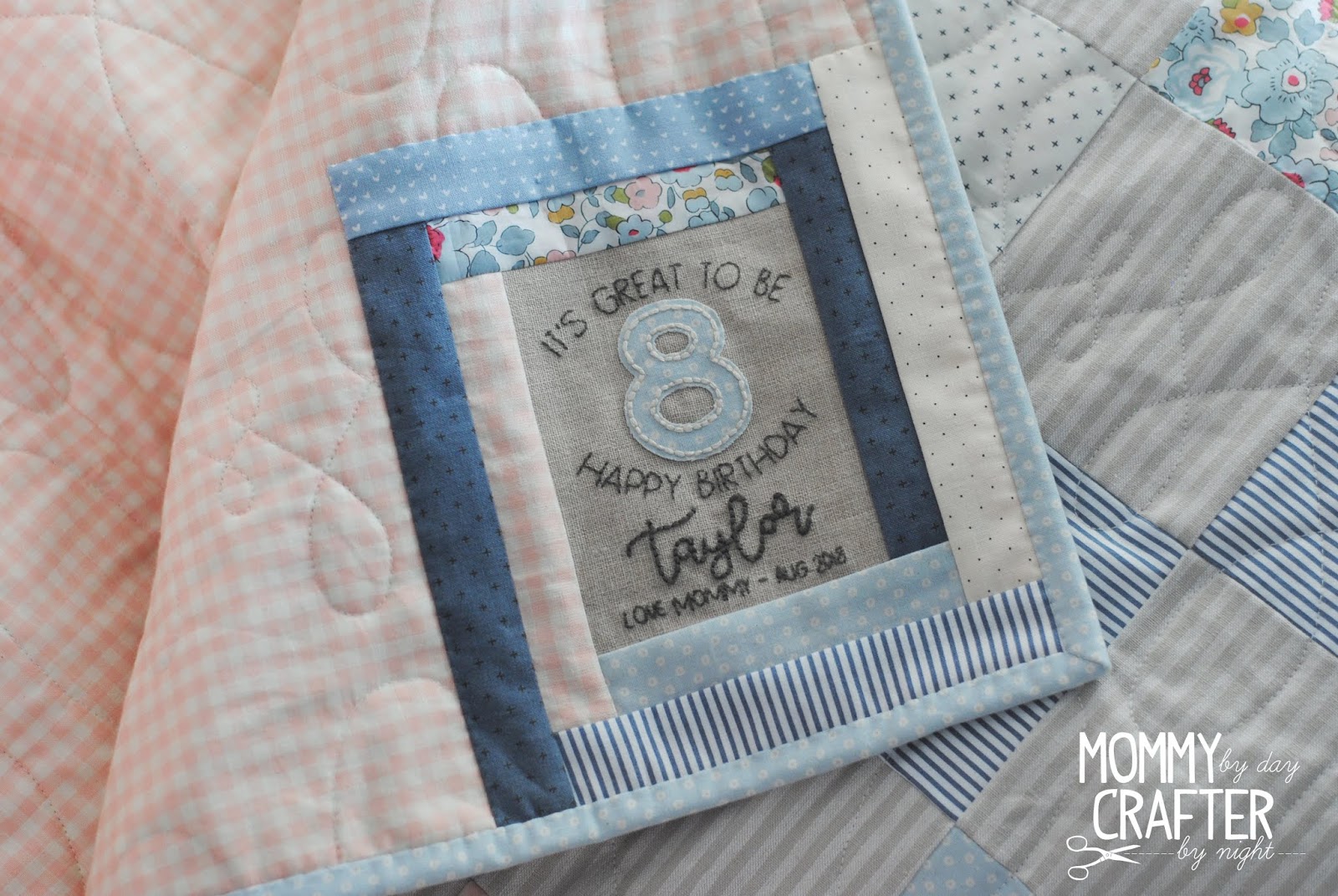 How to Attach a Quilt Label to a Quilt Mommy by day... Crafter by
